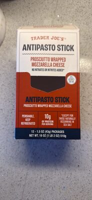 ANTIPASTO STICK PROSCIUTTO WRAPPED MOZZARELLA CHEESE