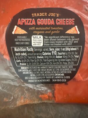 APizza Gouda cheese