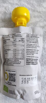 Apple Banana Fruit Puree, BioBio, Netto