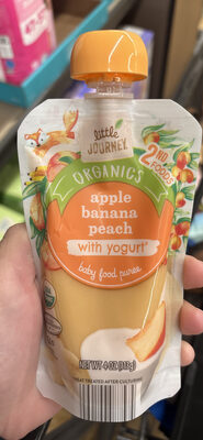 Apple Banana Peach with Yogurt