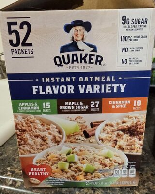 Apple & Cinnamon Instant Oatmeal