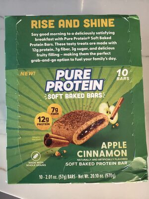 Apple Cinnamon Soft Baked Protein Bar