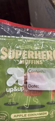 Apple Cinnamon Superhero Muffins