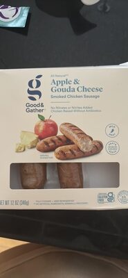 Apple & Gouda Cheese Smoked Chicken Sausage