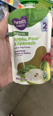 Apple, Pear & Spinach