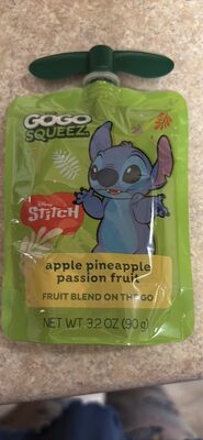 apple pineapple passion fruit fruit blend on the go