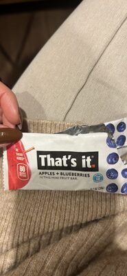 APPLES + BLUEBERRIES MINI FRUIT BAR