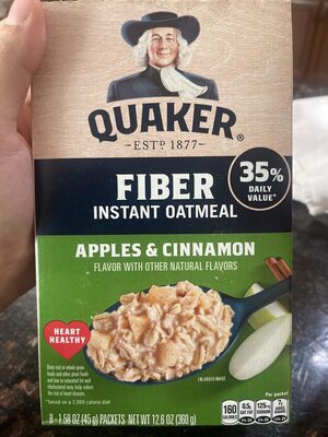 Apples & Cinnamon Fiber Oatmeal