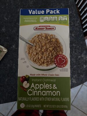 Apples & Cinnamon Instant Oatmeal