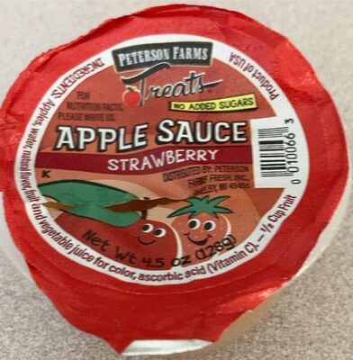 Applesauce strawberry