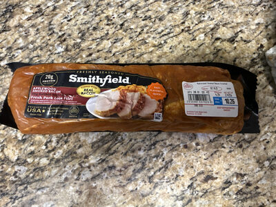 Applewood Smoked Bacon Pork Loin