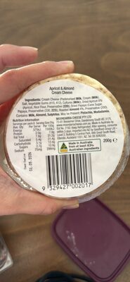 Apricot & Almond Cream Cheese