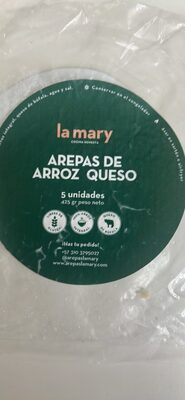 AREPAS DE ARROZ QUESO