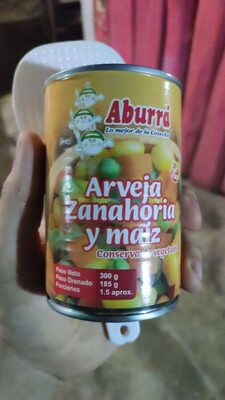 Arveja Zanahoria y maiz