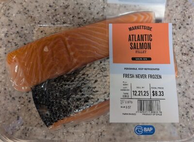 Atlantic Salmon Fillet Skin-On