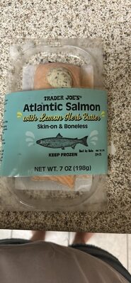 Atlantic Salmon with Lemon Herb Butter Skin-on & Boneless