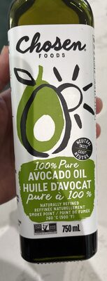 Avocado Oil - 100% Pure, Refined