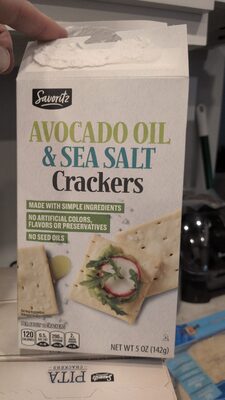 Avocado Oil And Sea Salt Crackers