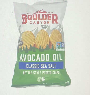 Avocado Oil Classic Sea Salt Kettle Style Potato Chips