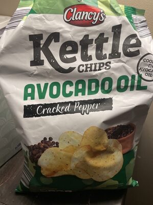 Avocado oil Cracked Pepper Kettle Chips