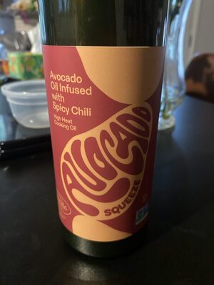 Avocado oil infused with spicy chili