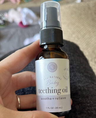 Baby teething oil