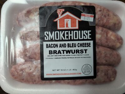 Bacon And Blue Cheese Bratwurst