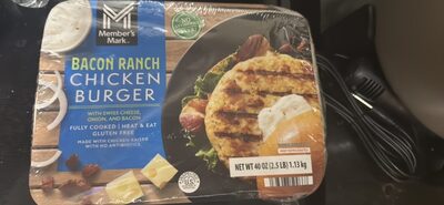 Bacon Ranch Chicken Burger