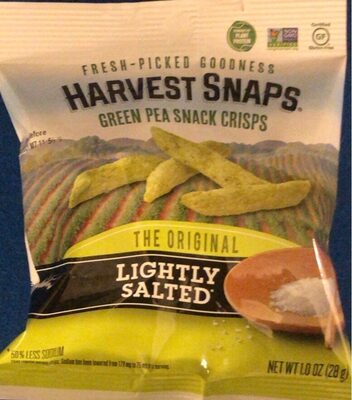 Baked Green Pea Snacks Lightly Salted