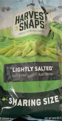 Baked Green Pea Snacks Lightly Salted