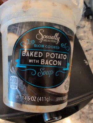 Baked potato with bacon Soup