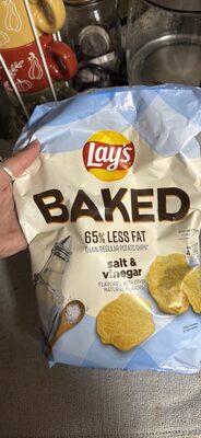 Baked Salt & Vinegar Potato Chips