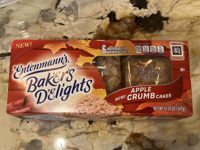 Baker’s Delights Mini Apple Crumb Cakes