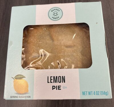 Bakery Fresh Lemon Pie