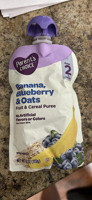 Banana, Blueberry & Oats