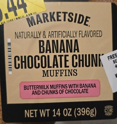 Banana Chocolate Chunk Muffins