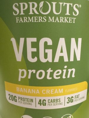 Banana Cream Vegan Protein