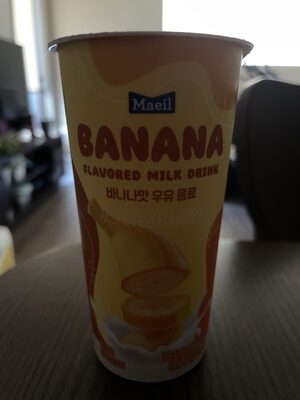 Banana Flavored Milk Drink