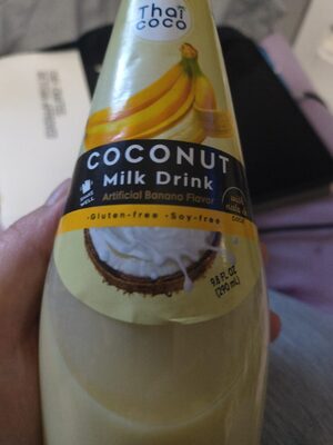 Banana Flavored Milk Drink