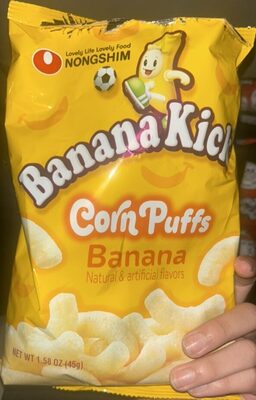 Banana Kick Corn Puffs Banana