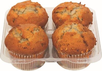 Banana walnut muffins
