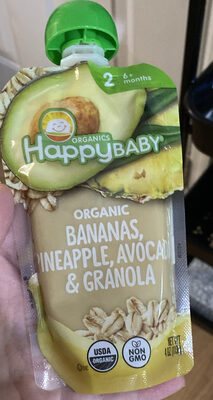 Bananas, Pineapple, Avocado & Granola