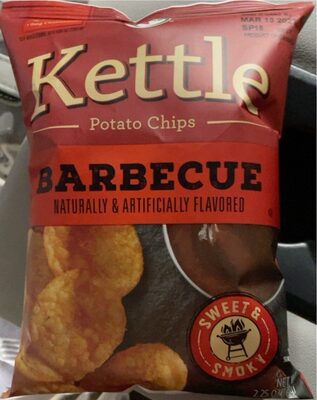 Barbecue kettle potato chips