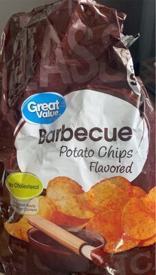 Barbecue potato chips