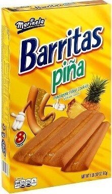 Barritas, Pineapple Filled Cookies, Pineapple