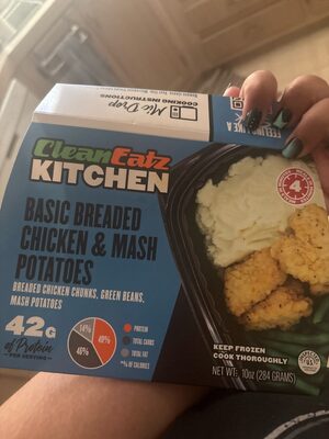 Basic Breaded Chicken and Mashed Potatoes