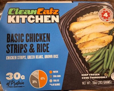 Basic Chicken Strips & rice