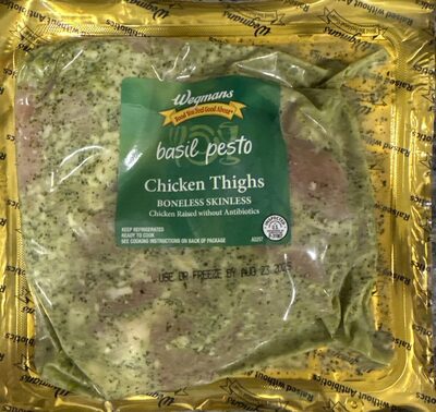 Basil Pesto Chicken Thighs