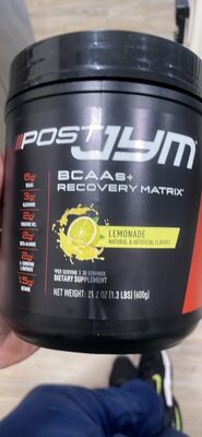 BCAAS+ Recovery Matrix
