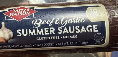 Beef And Garlic Summer Sausage